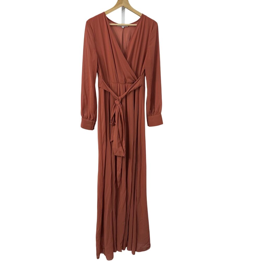 Baltic Born Rust Maxi Wrap Dress